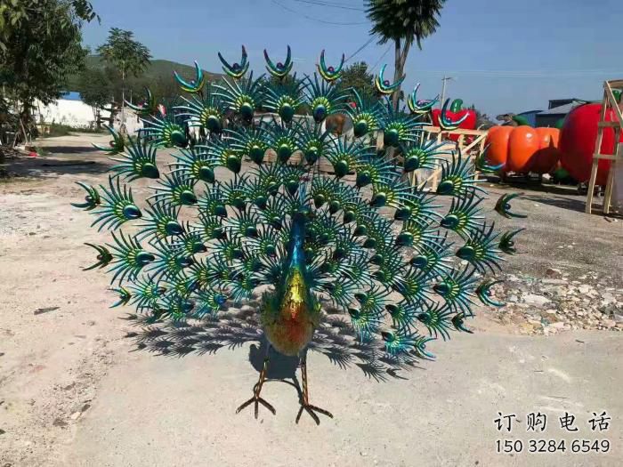 選購商業街孔雀雕塑 售樓處景觀雕塑 飛鳥擺件