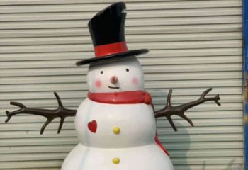 廣場雪人雕塑 公園不銹鋼卡通雕塑 抽象擺件