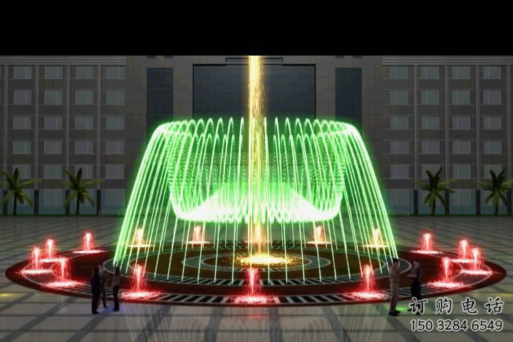 大型噴泉雕塑，燈光數控效果，公園噴泉雕塑價格