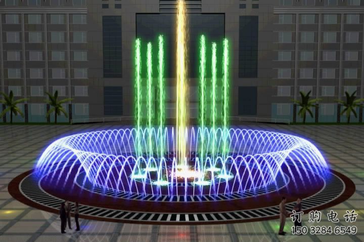 通用噴泉雕塑，燈光數控效果，公園廣場大型雕塑