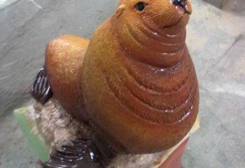 水景海豹雕塑生產 風景區幾何雕塑 廣場小品