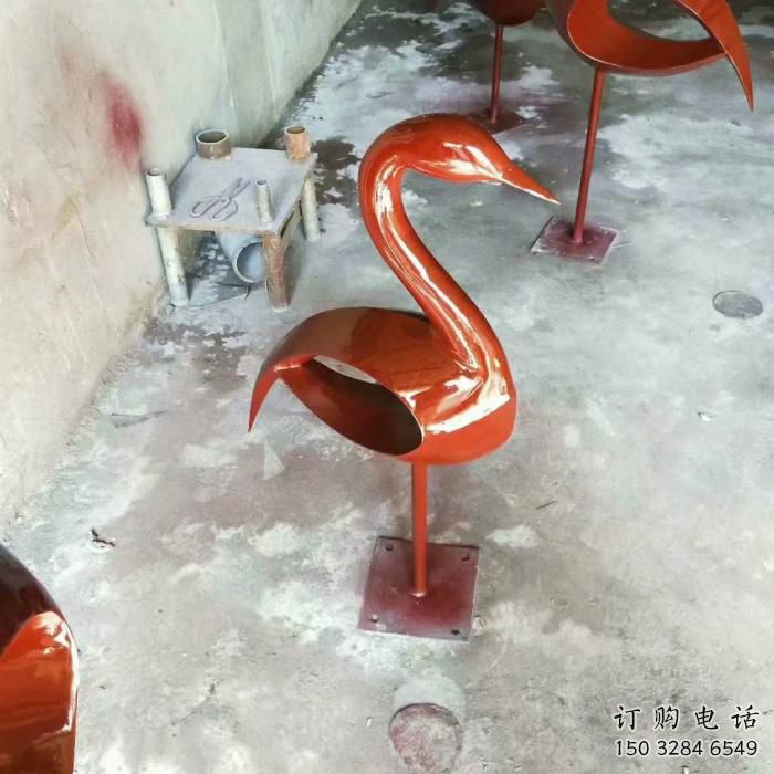 海口操場鳥類雕塑，景觀題材，鍍銅工藝