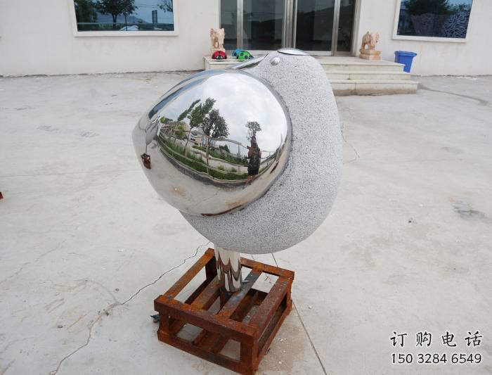 福建售樓部鳥(niǎo)類雕塑，景觀題材，抽象工藝