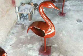 海口操場鳥類雕塑，景觀題材，鍍銅工藝