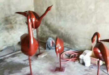 山東庭院鳥類雕塑，動物主題，鍍銅工藝