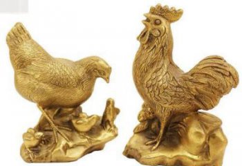 貴州操場小雞雕塑，公園題材，剪影工藝