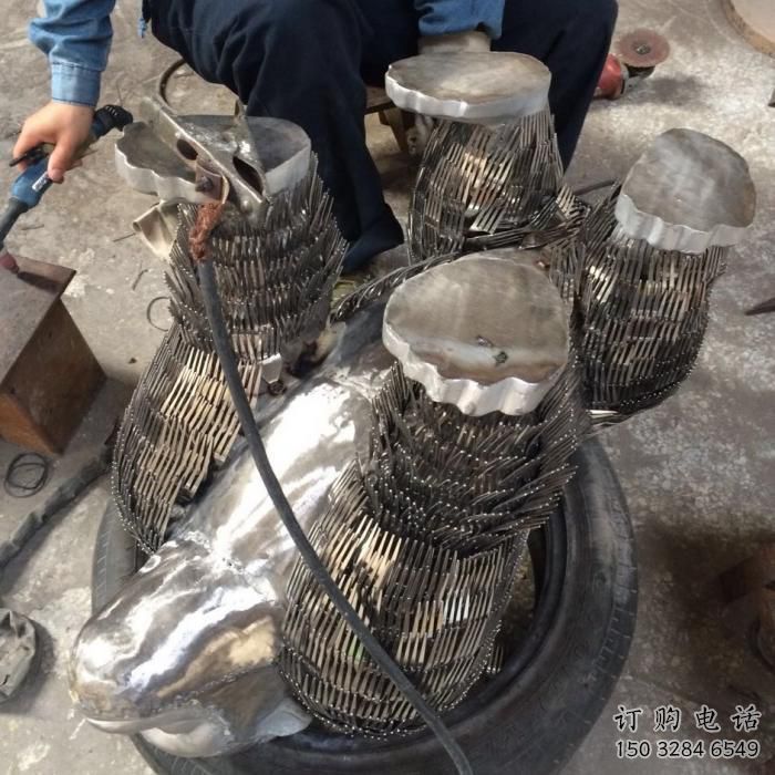 江蘇農村猩猩雕塑，發光主題，噴砂工藝