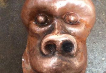 安徽校園猩猩雕塑，動物題材，仿古工藝