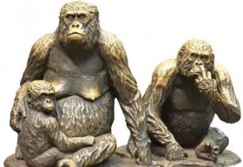 四川風景區黑猩猩雕塑 售樓處廣場雕塑 仿古擺件