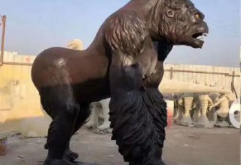 貴州商場黑猩猩雕塑 仿真動物雕塑 店門口小品
