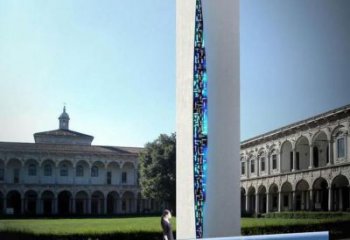 戶外精神堡壘雕塑廠家 烤漆大型標識雕塑 歐式文化雕塑