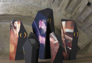 指用公園精神堡壘雕塑 戶外標(biāo)識(shí)雕塑 抽象文化雕塑