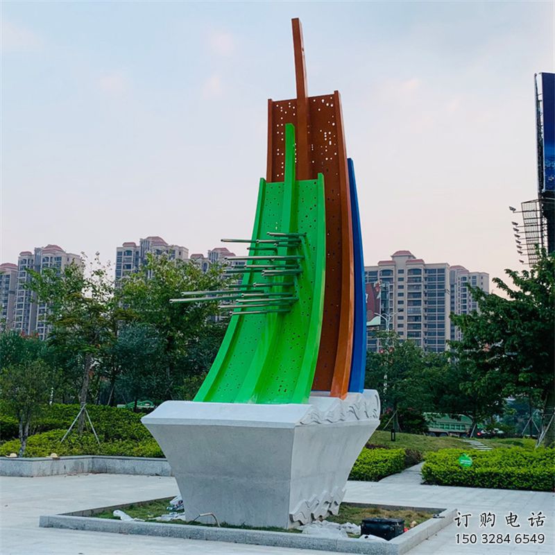 廣場帆船雕塑廠家，仿古景觀雕塑，仿古擺件