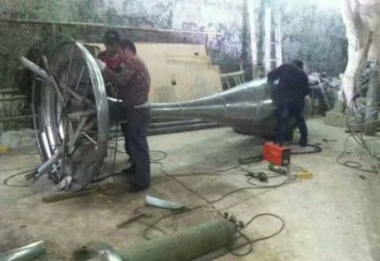 村口水珠雕塑廠家 啞光淚滴雕塑 公園雕塑