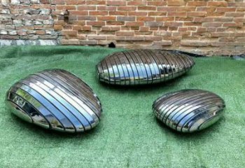 承接廣場石塊雕塑 抽象景觀石雕塑 烤漆石頭雕塑廠家