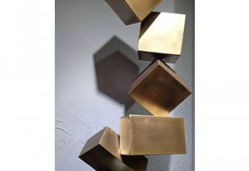 指用創意魔方雕塑廠家 啞光景觀小品 公園雕塑