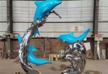 浪花雕塑廠家，抽象藝術造型，戶外廣場小品