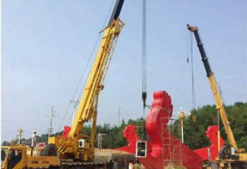 彩繪燈籠雕塑廠家 景觀雕塑 街頭雕塑