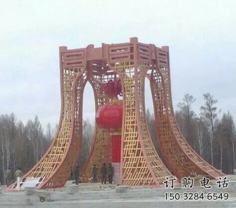 廣場燈籠雕塑供應商 抽象雕塑 烤漆雕塑廠家