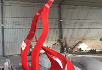 住宅小區火焰雕塑廠家 啞光景觀擺件 公園雕塑