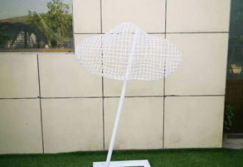 仿真云梯雕塑 電鍍現代梯子雕塑 部隊云朵雕塑生產商