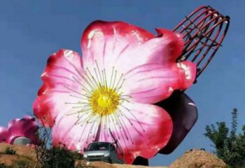 選用標識指環(huán)雕塑 剪影標識雕塑 商業(yè)街戒指環(huán)雕塑