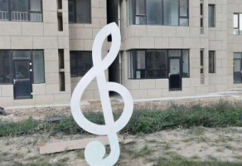 選用街道音符雕塑 現(xiàn)代景觀擺件 彩繪雕塑效果圖