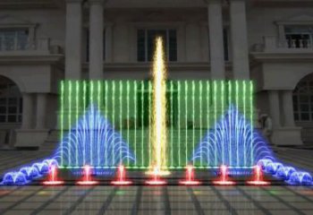 程控變頻噴泉雕塑，水景噴泉雕塑制作