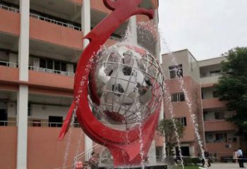 龍雕塑，噴水龍雕塑，不銹鋼龍噴水雕塑廠家