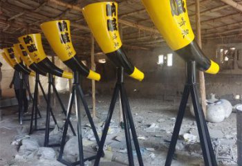 喇叭噴泉雕塑，聲控變頻方式噴泉雕塑廠家