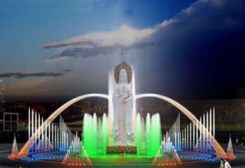 搖擺漂浮噴泉雕塑，水景藝術噴泉雕塑預定