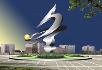 冬字雕塑供應(yīng)廠家，花園小品，不銹鋼冬字雕塑展品