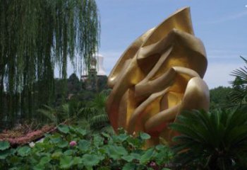 福字雕塑承接，景區案例，不銹鋼福字雕塑定制廠家