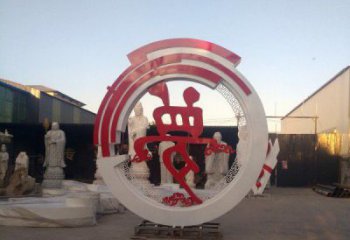 夢字雕塑擺件制造，標識擺件，不銹鋼夢字雕塑選定