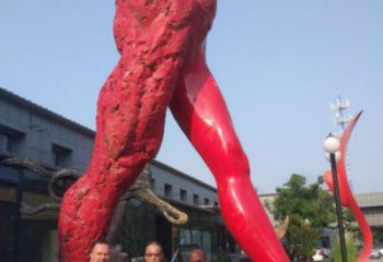 花園人字雕塑制造商，標識雕塑，不銹鋼人字雕塑優選廠家