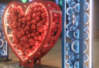 房地產(chǎn)Love雕塑精品，標識雕塑，不銹鋼Love雕塑廠家供給