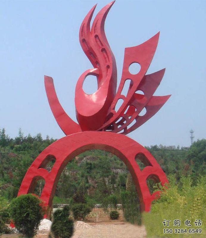 鳳凰大門雕塑