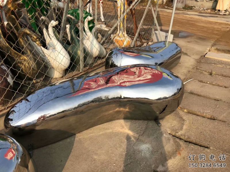 房地產坐凳雕塑，仿古景觀雕塑，鏡面制造