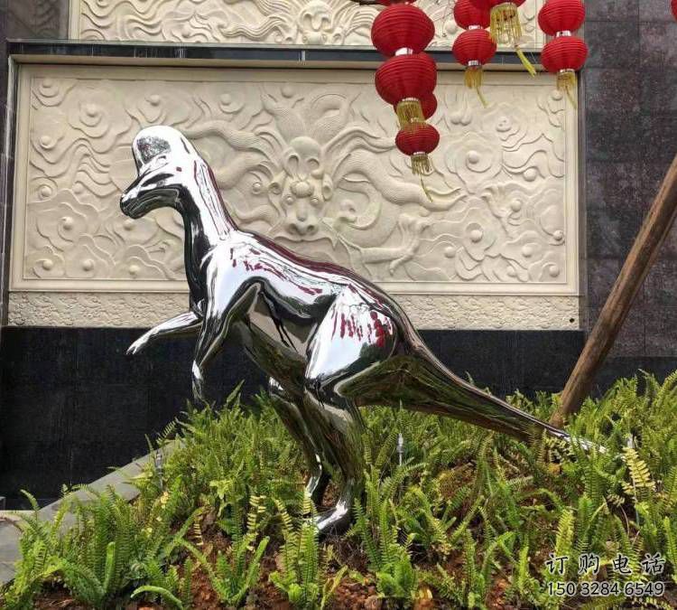 景觀恐龍雕塑精選，陸地擺件，公園鏡面恐龍雕塑精品