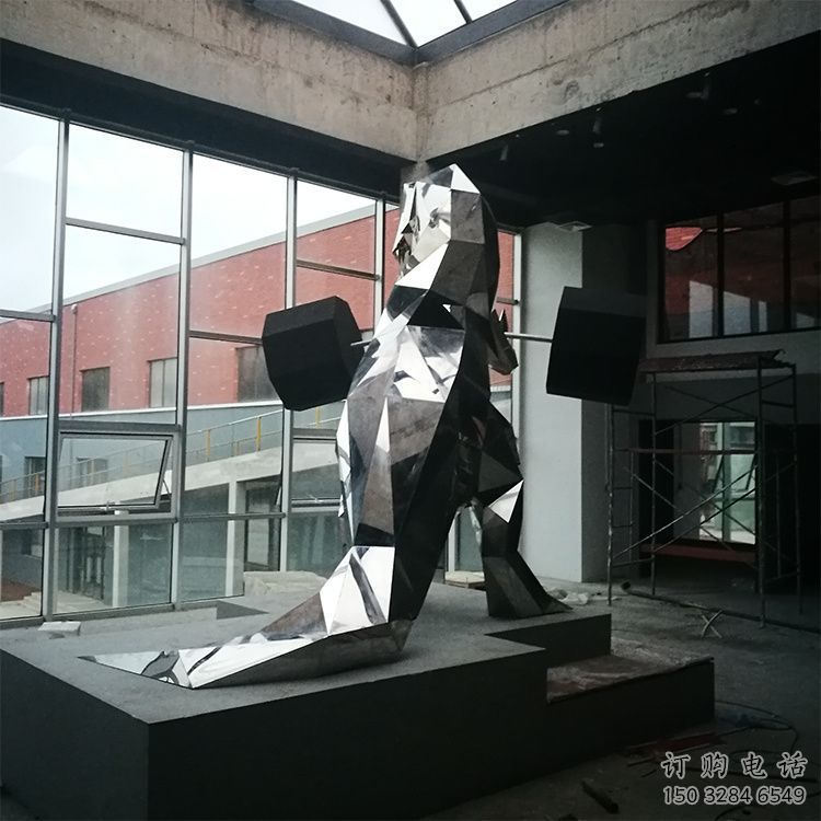 恐龍雕塑訂做，景區(qū)雕塑，鏡面恐龍雕塑定價(jià)