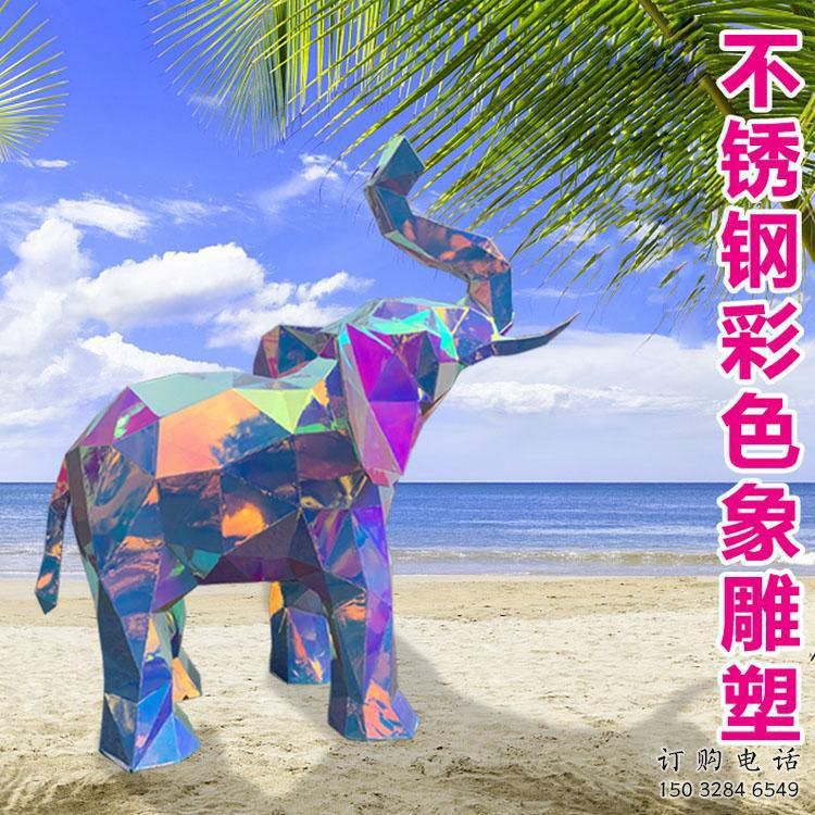 商場大象雕塑展品，景觀概念，景觀烤漆大象雕塑優(yōu)選