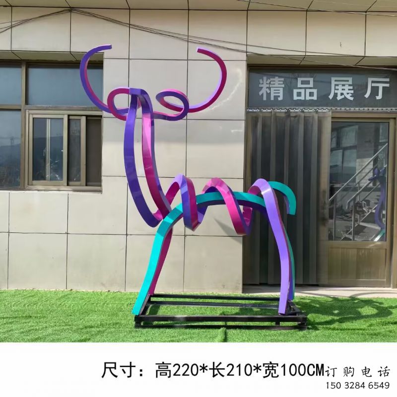 創(chuàng)意小鹿雕塑