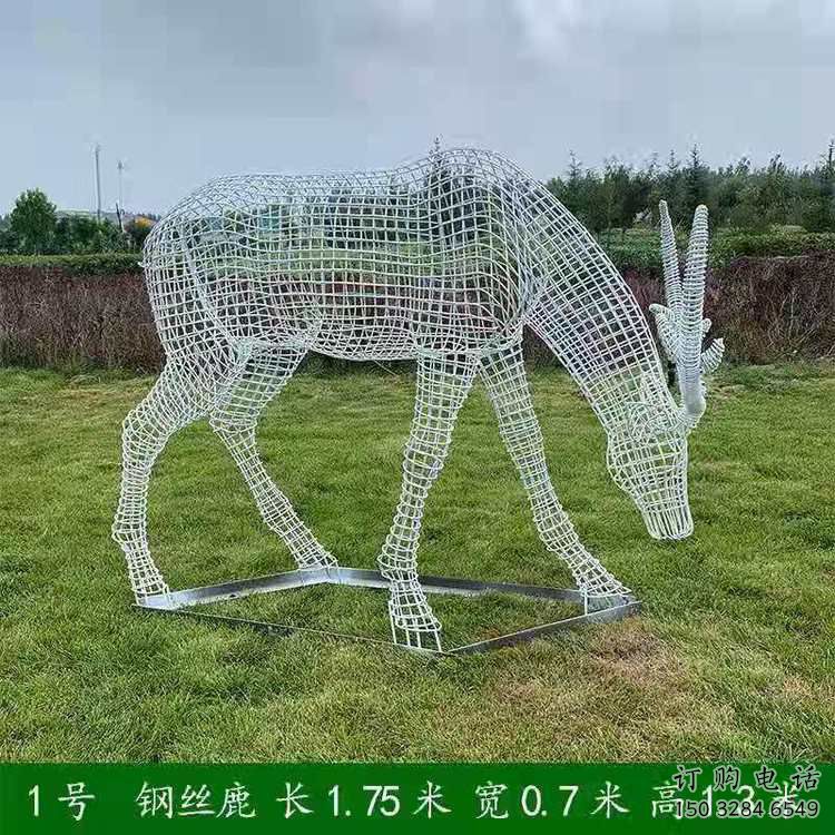 現(xiàn)代梅花鹿雕塑承接，歐式風(fēng)格，廣場(chǎng)燈光梅花鹿雕塑精選