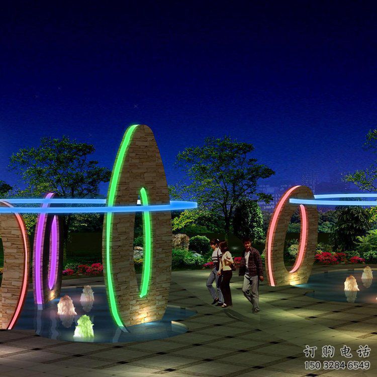 趣味程控音樂噴泉雕塑