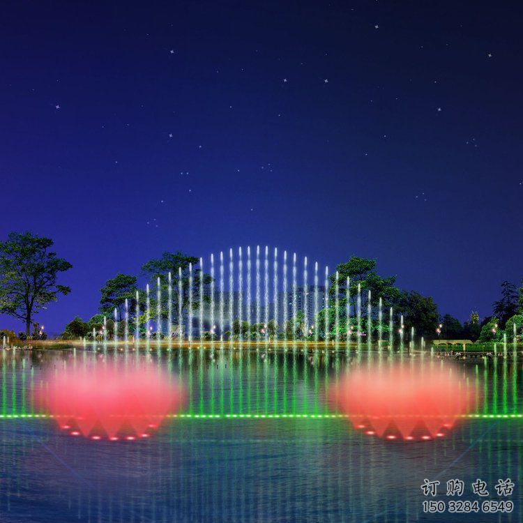 數控跑動音樂噴泉雕塑