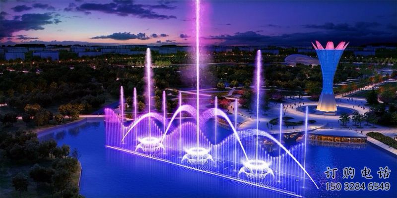 激光水秀電影噴泉系統