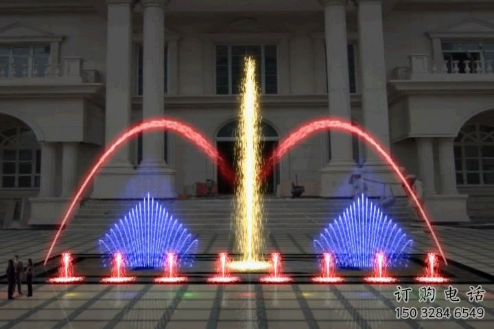 搖擺變頻噴泉雕塑，水景噴泉雕塑加工