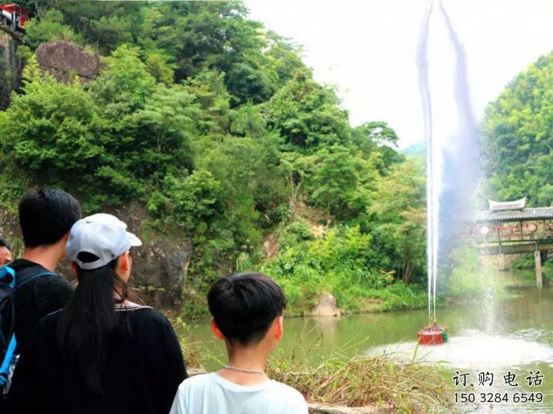 喊泉水景雕塑，聲控吶喊噴泉雕塑制作