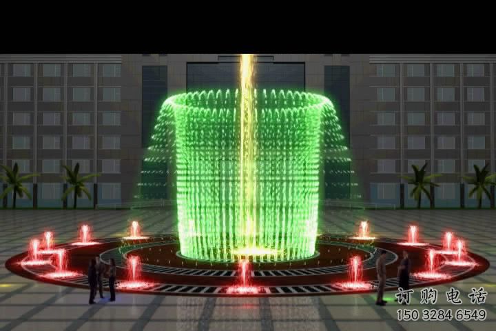 制作噴泉雕塑，燈光數(shù)控效果，公園噴泉雕塑廠家