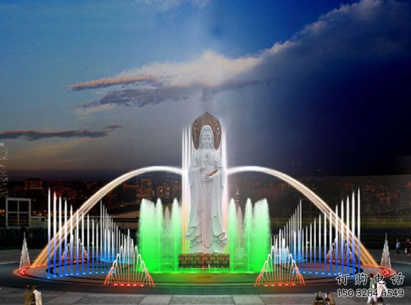 搖擺漂浮噴泉雕塑，水景藝術(shù)噴泉雕塑預(yù)定